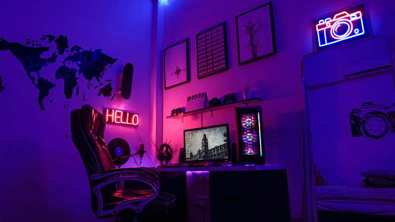 Homepage for Gaming Streaming & Subscriptions streaming lights